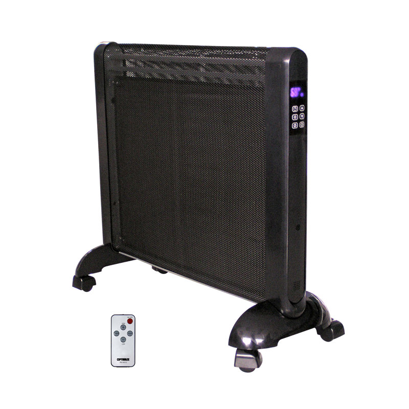 Optimus 1,500 Watt Portable Electric Convection Panel Heater with
